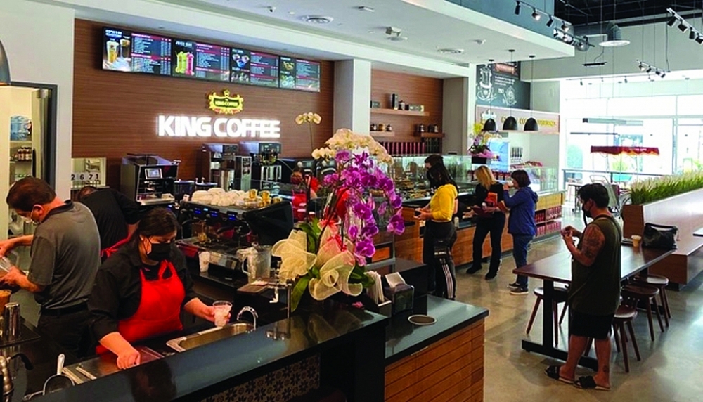 King Coffee chinh phục thị trường Mỹ. 	Ảnh DN cung cấp