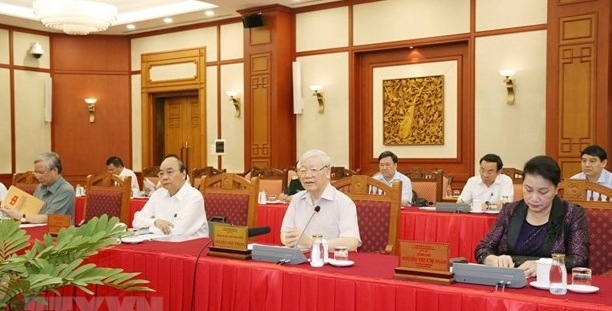 Bộ Chính trị tiếp tục làm việc về chuẩn bị đại hội các đảng bộ trực thuộc TW