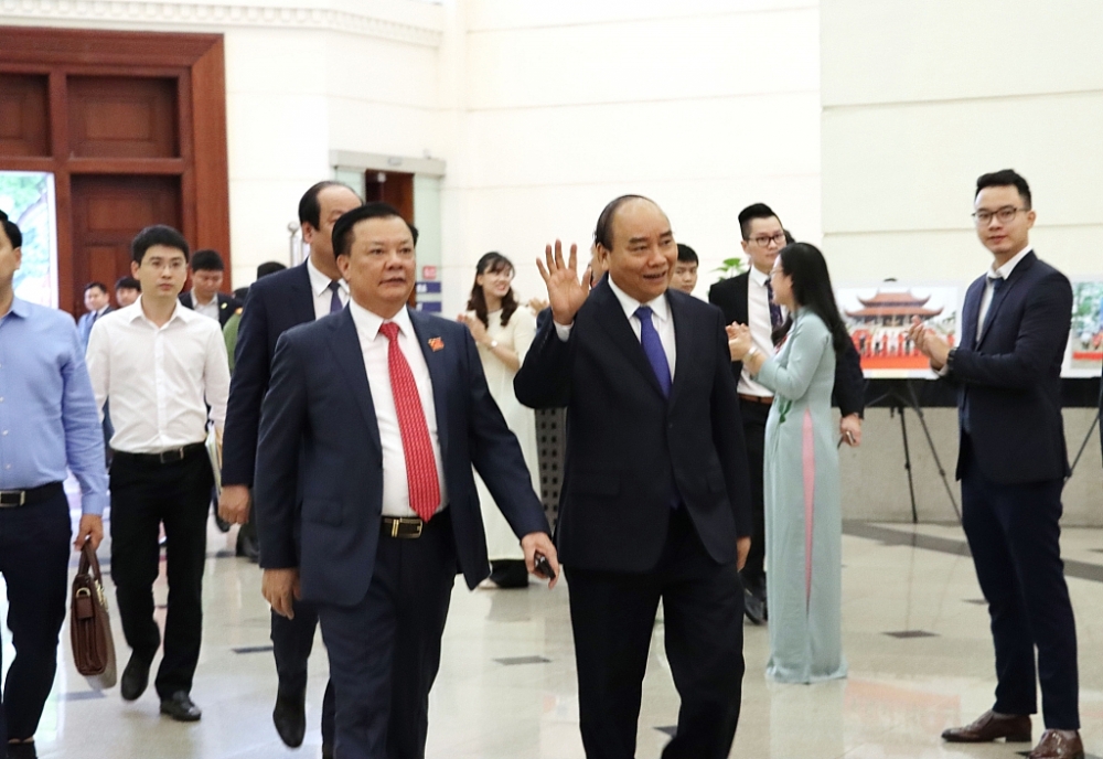 Thủ tướng Chính phủ Nguyễn Xuân Phúc tới dự và chỉ đạo Đại hội.