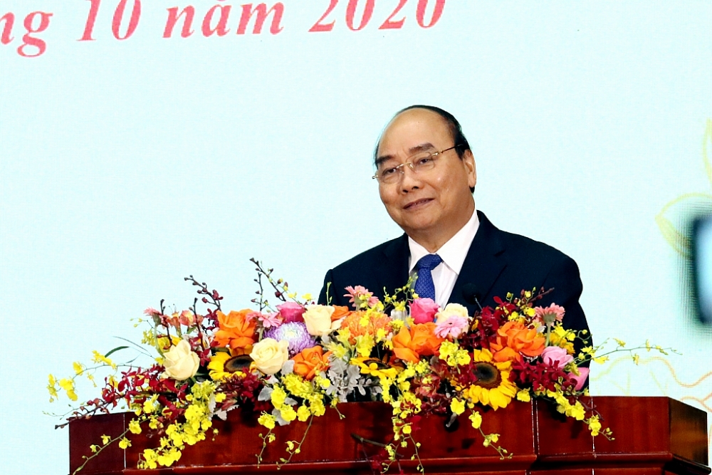 Thủ tướng Nguyễn Xuân Phúc phát biểu chỉ đạo Đại hội.