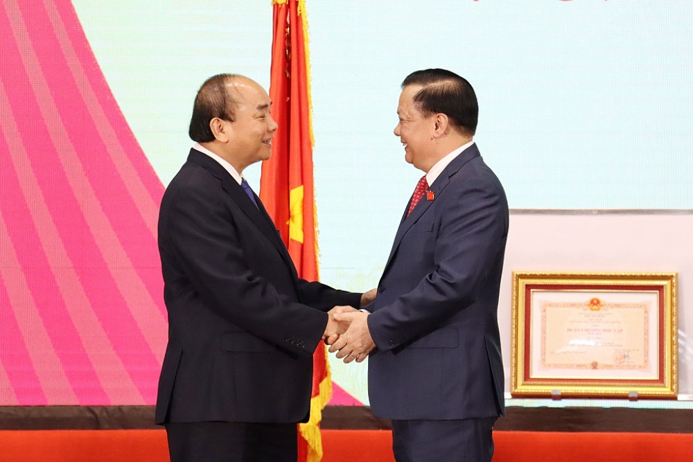 Thủ tướng Nguyễn Xuân Phúc gửi gắm nhiều mong muốn tới lãnh đạo cũng cán bộ, công chức ngành Tài chính.