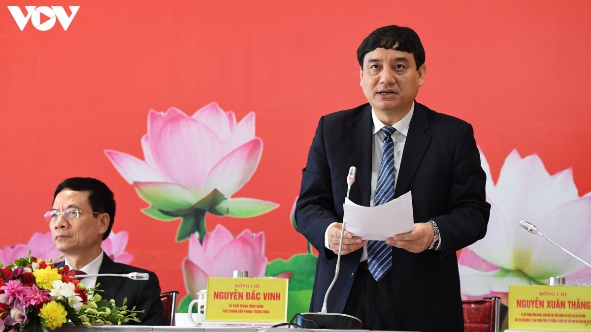 Ông Nguyễn Đắc Vinh - Ủy viên Trung ương Đảng, Phó Chánh Văn phòng Trung ương