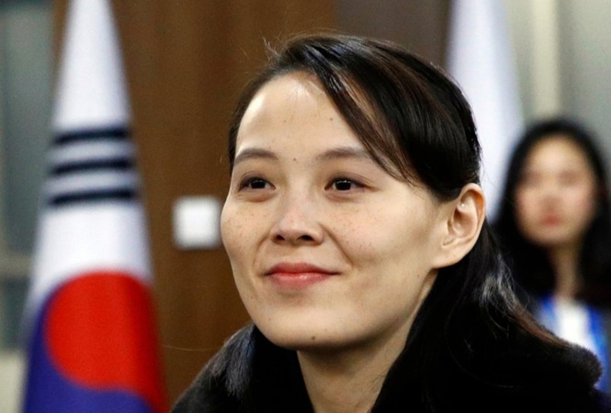 Bà Kim Yo-Jong, em gái Nhà lãnh đạo Kim Jong-un. Nguồn Yonhap.