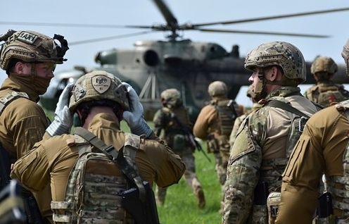 Mỹ, Ukraine, Ba Lan và Litva tiến hành tập trận quân sự chung