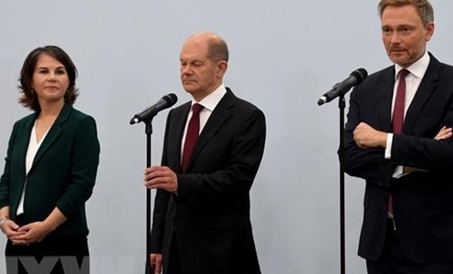 Đức: FDP nhất trí thành lập liên minh cầm quyền với SPD và đảng Xanh