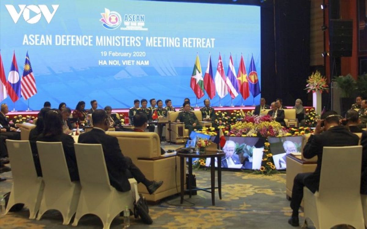 Toàn cảnh Hội nghị Hẹp Bộ trưởng Quốc phòng các nước ASEAN (ADMM Hẹp) diễn ra hồi tháng 2/2020.