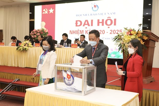 Hon 500 dai bieu tham du Dai hoi dai bieu toan quoc Hoi Nha bao VN hinh anh 1